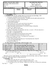 Bài kiểm tra học kì I năm học 2014- 2015 môn lịch sử 8 thời gian làm bài 45 phút
